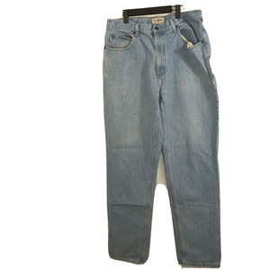 L.L. Bean Jeans Mens 36 x 34 Light wash Natural Fit